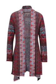 Long Paprika Cardigan