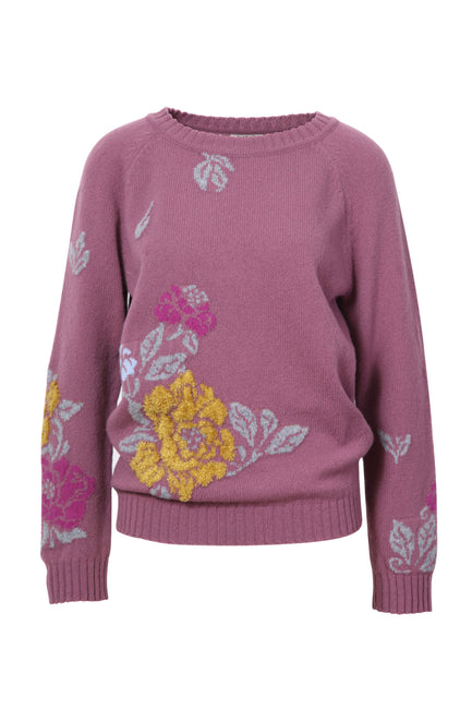 Thick and delicious floral pullover