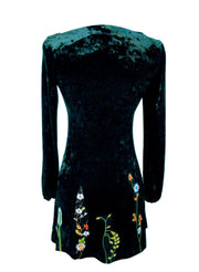 Velvet nature dress
