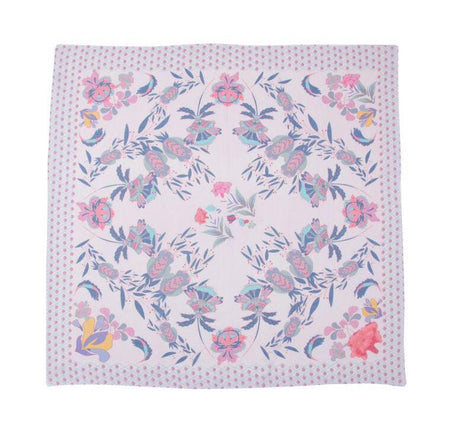 Ivko Floral Cotton Scarf