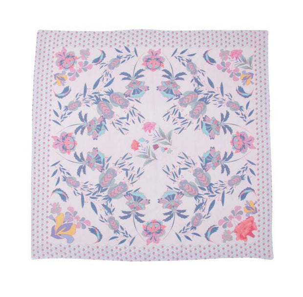 Ivko Floral Cotton Scarf