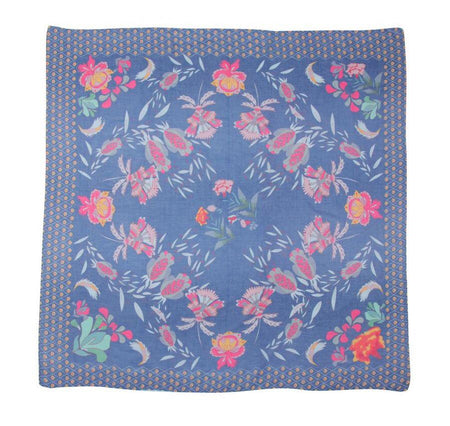 Ivko Floral Cotton Scarf
