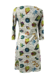 Mod Dress - Geometric Print