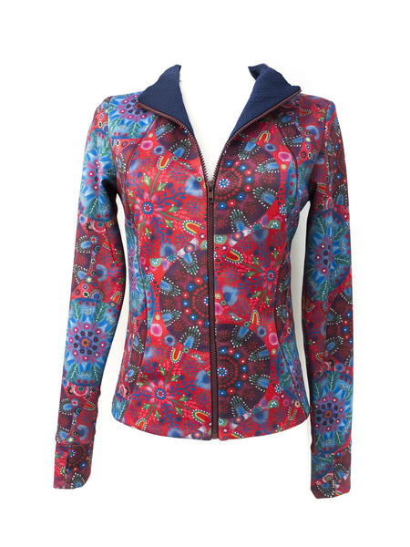 Zip Jacket - Circles Print