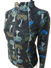 Zip Jacket - Trees Print
