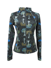 Zip Jacket - Trees Print