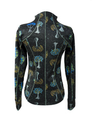 Zip Jacket - Trees Print