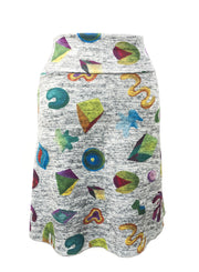 Art Skirt - Geometric Print