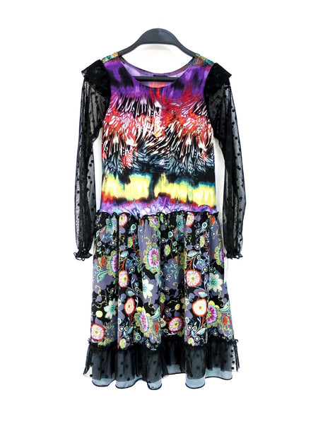 Little Miss, Fairy Dress with Mesh Sleeve