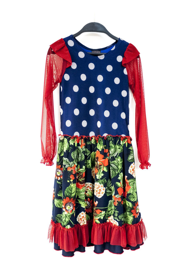 Little Miss, Fairy Dress with Mesh Sleeve