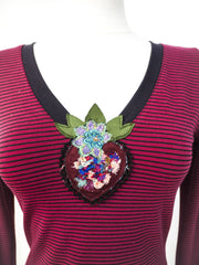 Sacred Heart V-neck