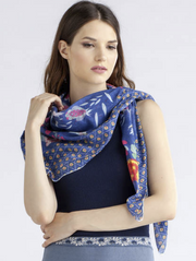 Ivko Floral Cotton Scarf