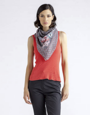 Ivko Floral Cotton Scarf