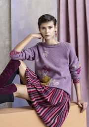 Thick and delicious floral pullover