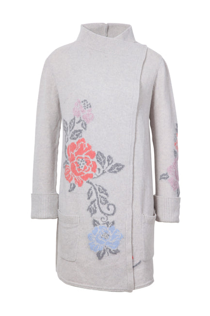 Thick and delicious floral coat