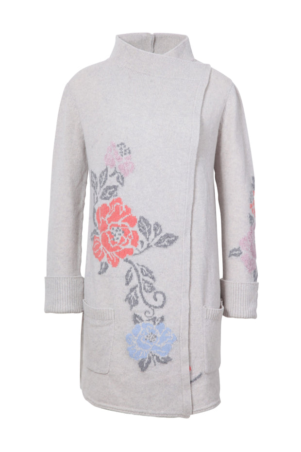 Thick and delicious floral coat