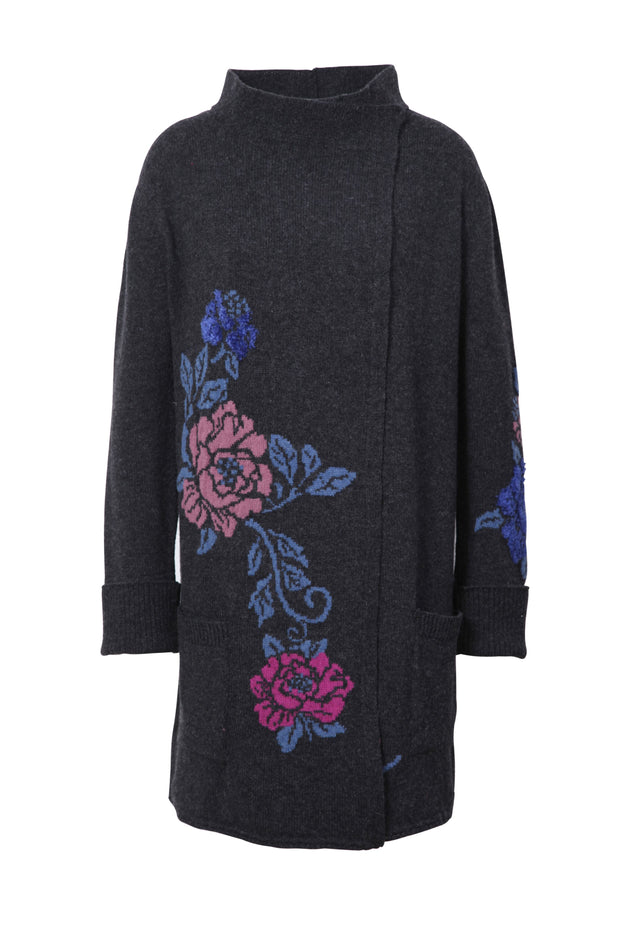 Thick and delicious floral coat
