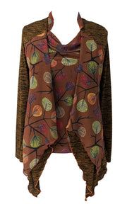 Chiffon cardigan