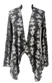 Heart Faces cardigan