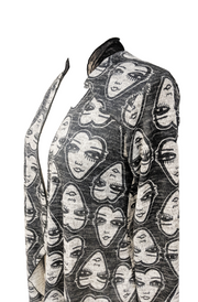 Heart Faces cardigan
