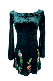 Velvet nature dress